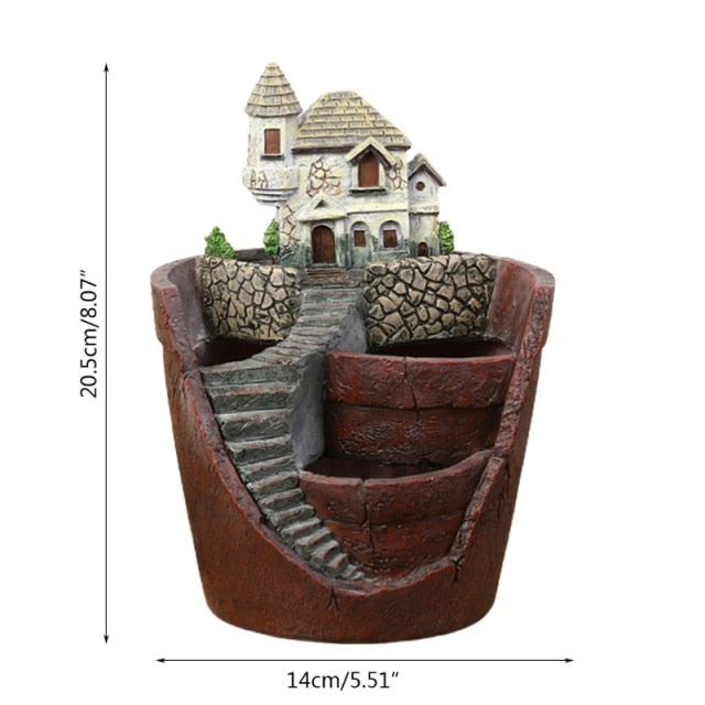 Succulent Mini House Pots Collection