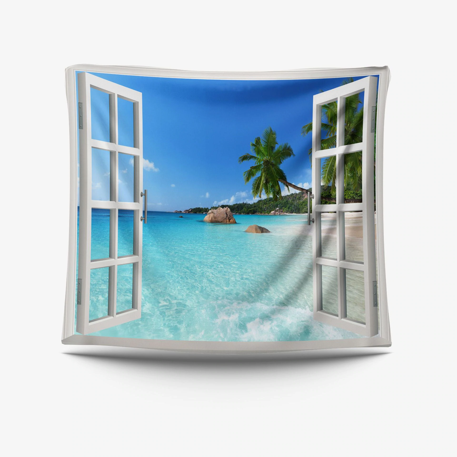 Open Window Utopia Tapestry