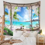 Load image into Gallery viewer, Beach Paradise Tapestry
