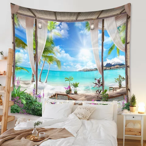 Beach Paradise Tapestry