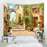 Load image into Gallery viewer, Romantic Architecture Tapestry
