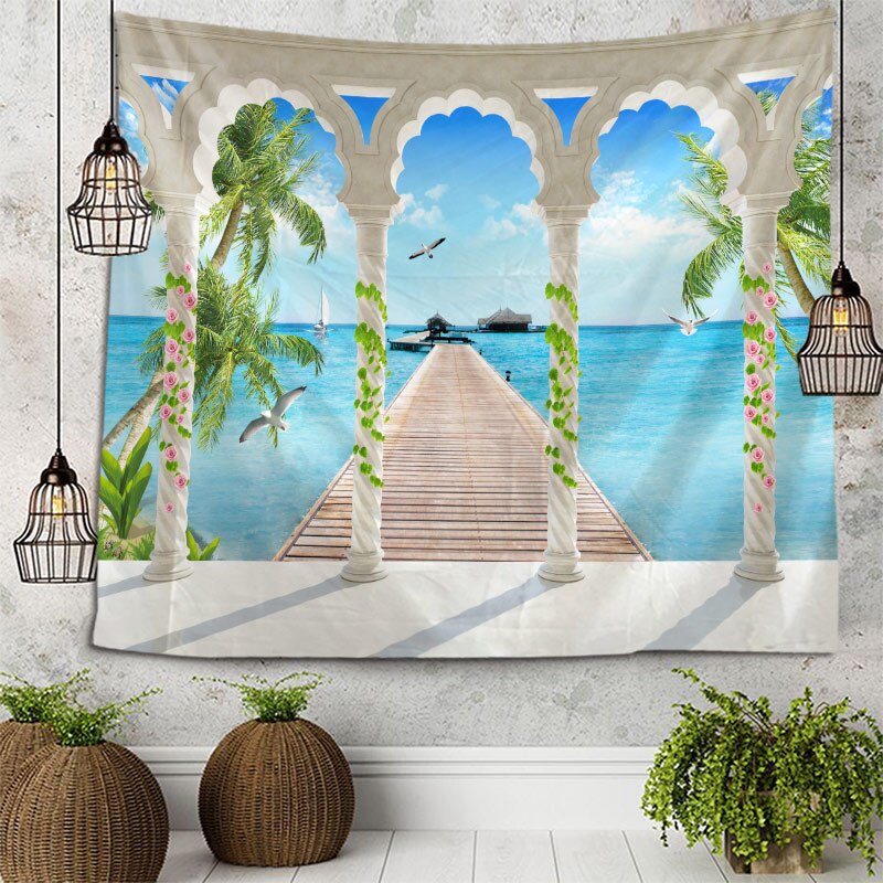 Serene Pier Front Tapestry