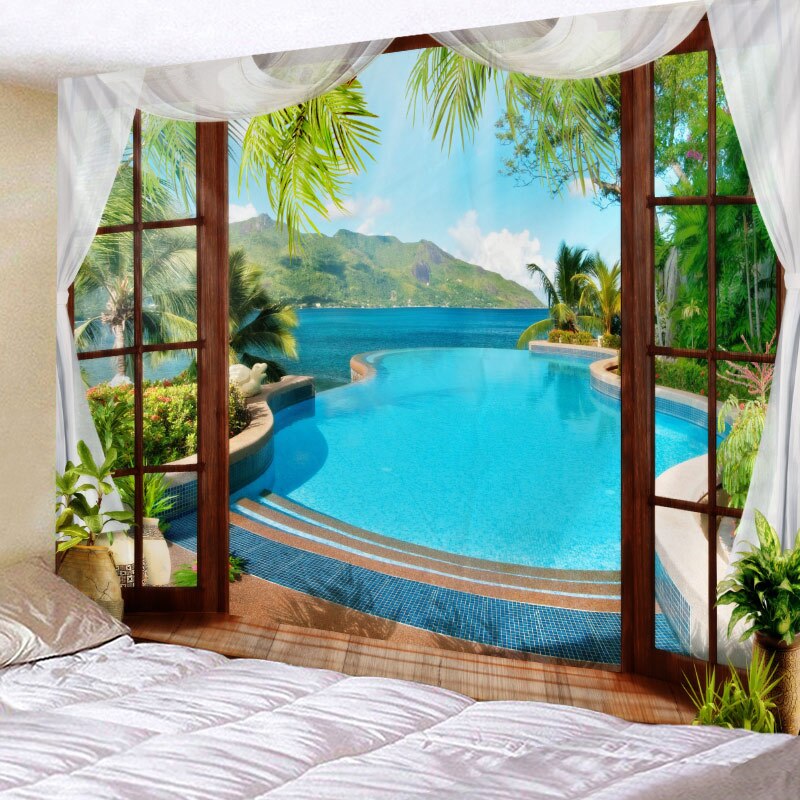 Pool Side Tapestry