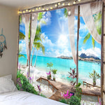 Load image into Gallery viewer, Beach Paradise Tapestry
