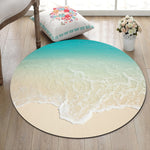 Load image into Gallery viewer, Peaceful Waves Memory Foam Anti-Slip 3D Round Rug
