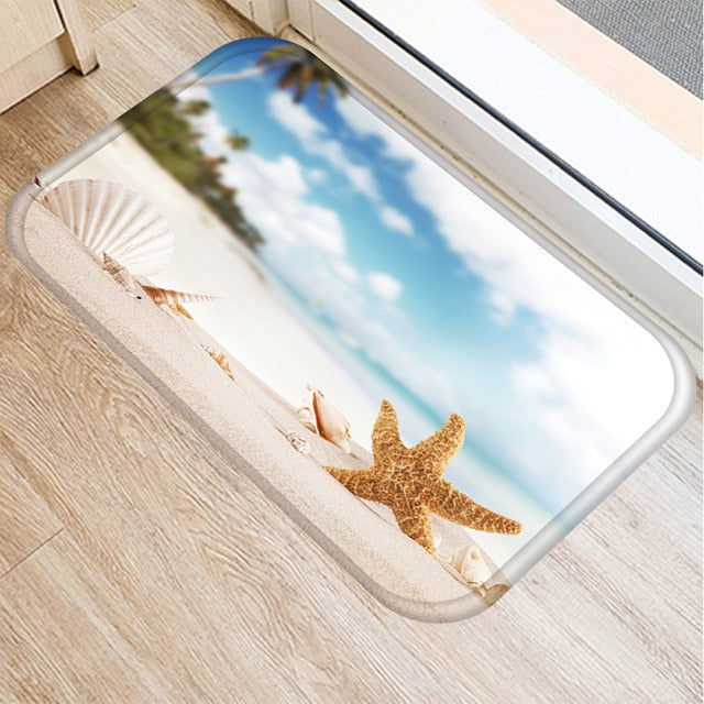 Tranquil Seashore Anti-Slip Mat