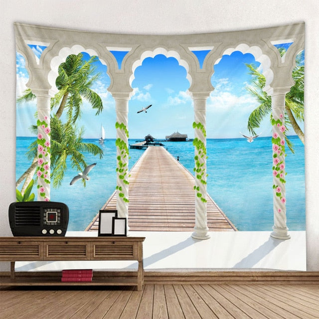 Serene Pier Front Tapestry