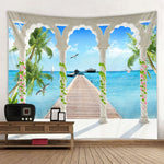 Load image into Gallery viewer, Serene Pier Front Tapestry
