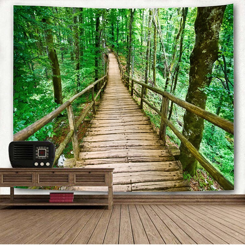 Treetop Bridge Tapestry